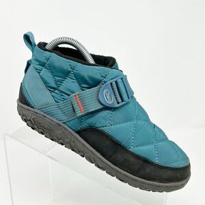 Chaco Ramble Puff Kids Casual Sneaker Slipper Shoes Blue Size 4.5 Outdoor